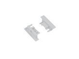 end cap GROOVE10 gen2 SQ with hole grey [20pcs]