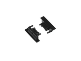 end cap GROOVE10 gen2 SQ with hole black [20pcs]