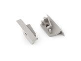 end cap DIAGONAL14 with hole grey [20pcs]