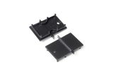 end cap LINEA-IN20-E7 with hole black [20pcs]