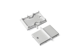 end cap LINEA-IN20-E7 with hole silver [20pcs]