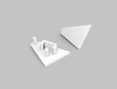 end cap CORNER10 gen2 white [20pcs]