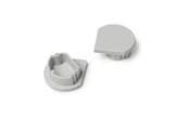 end cap QUARTER10 D grey [20pcs]