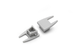 end cap MIKRO10 grey [20pcs]