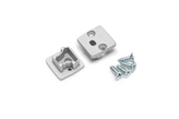 end cap FLOOR12 with hole silver [20pcs]