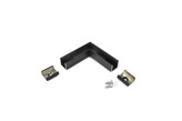 connector SMART10 90deg black anod. /plastic bag