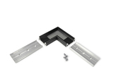 connector SURFACE14 90deg black anod. /plastic bag