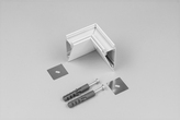 connector WALLE12 90deg white painted /plastic bag