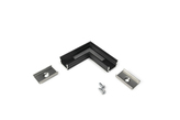 connector UNI12 90deg black anod. /plastic bag