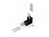 connector LINEA20 90deg bent black /plastic bag