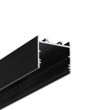 LED profile VARIO30-02 ACDE-9/TY 3000 black anod. /plastic bag