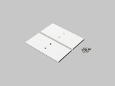 end cap VARIO30-32 metal white /plastic bag [2pcs]