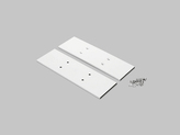 end cap VARIO30-34 metal white /plastic bag [2pcs]
