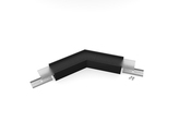 connector VARIO30-02 135deg black anod. /plastic bag