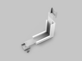 connector VARIO30-07 90deg bent white painted /plastic bag