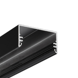 LED profile LOWI C10 1000 black painted RAL9005 /plastic bag