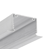 LED profile PHIL recessed C10  3000 raw alu.