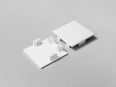 end cap PHIL53 white /plastic bag [2pcs]