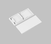 end cap COMBO30-01A-E9 white [20pcs]