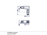 3F XTS34-2 L connector black