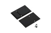 end cap COMBO30-01A metal black /plastic bag  [2pcs]