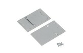 end cap COMBO30-01A metal silver /plastic bag  [2pcs]