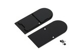 end cap COMBO30-01A-D9 metal black /plastic bag  [2pcs]