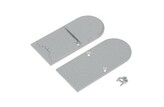 end cap COMBO30-01A-D9 metal silver /plastic bag  [2pcs]