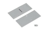 end cap COMBO30-01A-E9 metal silver /plastic bag  [2pcs]