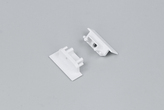 end cap GROOVE10.v2 with hole white [20pcs]