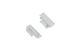 end cap GROOVE14.v2 with hole grey [20pcs]