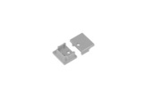 end cap PLANE14 with hole silver [20pcs]