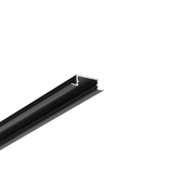 LED profile BEGTIN12 J/S 2000 black anod. /plastic bag