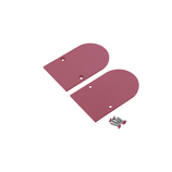 end cap NAMI23 metal slate pink painted [2pcs]