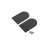 end cap NAMI23 metal medium black painted [2pcs]