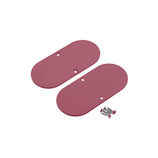 end cap NAMI23-D9 metal slate pink painted [2pcs]