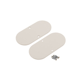 end cap NAMI23-D9 metal almond beige painted [2pcs]