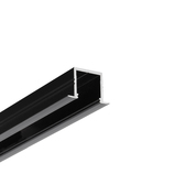LED profile SMART-IN16 BC3/U4 2000 black painted RAL9005 /plastic bag
