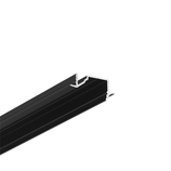 LED profile DIAGONAL10 C 2000 black anod. /plastic bag