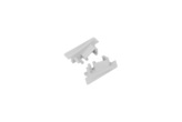 end cap DIAGONAL10 with hole grey [20pcs]