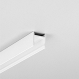 LED profile LEVEL12 C/U1 4050 white painted RAL9003 /plastic bag