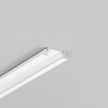LED profile GROOVE10 BC/UX 2000 white painted RAL9003 /plastic bag