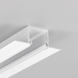 LED profile LINEA-IN20 TRIMLESS EE7F 4050 white painted RAL9003 /plastic bag