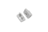 end cap SLIM8 with hole grey [20pcs]
