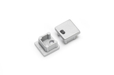 end cap SMART10 with hole silver [20pcs]