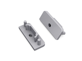 end cap SURFACE14 gen2 with hole silver [20pcs]