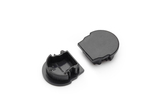 end cap UNI12 D black [20pcs]