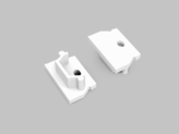 end cap UNI12 gen2 with hole white [20pcs]