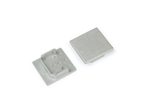 end cap LINEA20 silver [20pcs]