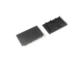 end cap LINEA20-E7 black [20pcs]